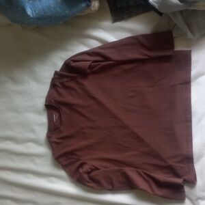 Mens red Long Sleave Shirt